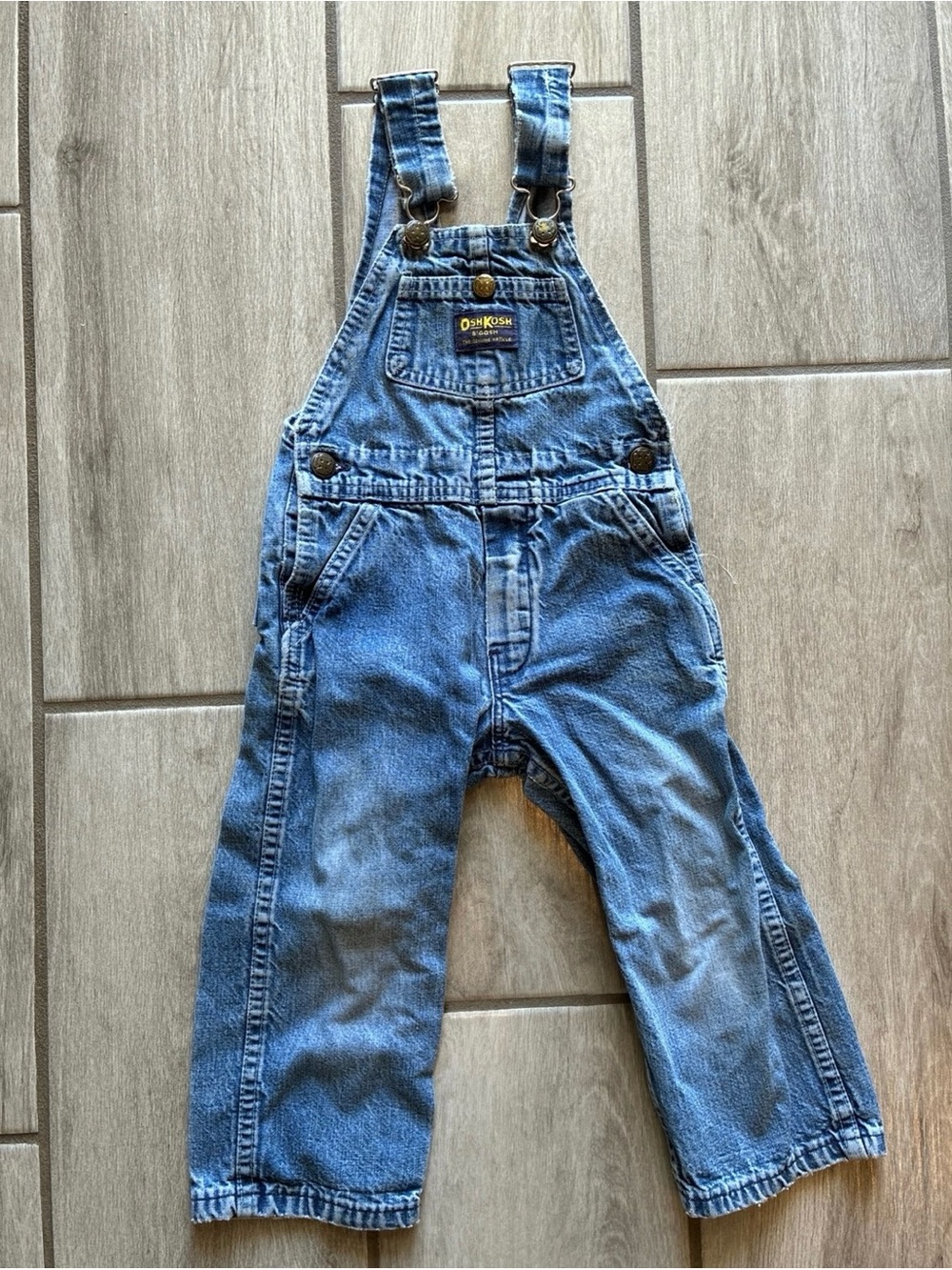 Toddler OshKosh B’Gosh Vintage denim overalls